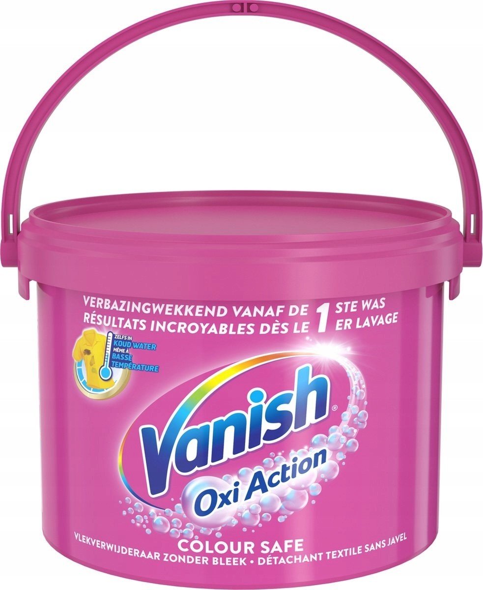 Vanish Oxi Action Colour Safe odstraňovač skvrn 2,7kg Nl