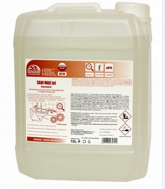 Dezinfekční gel Wc Antibakteriální 10L
