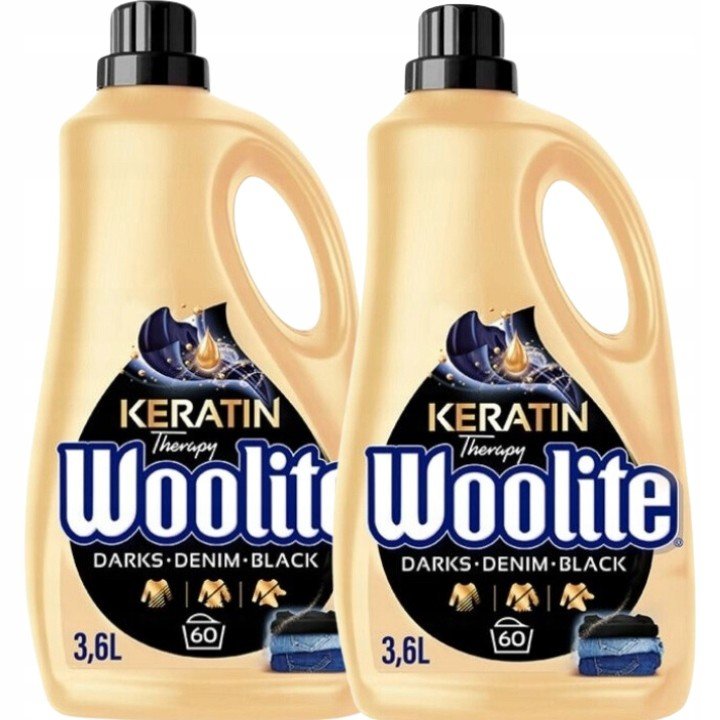 Woolite Tekutý prací prostředek Dark Jeans 2x3,6l 120 praní