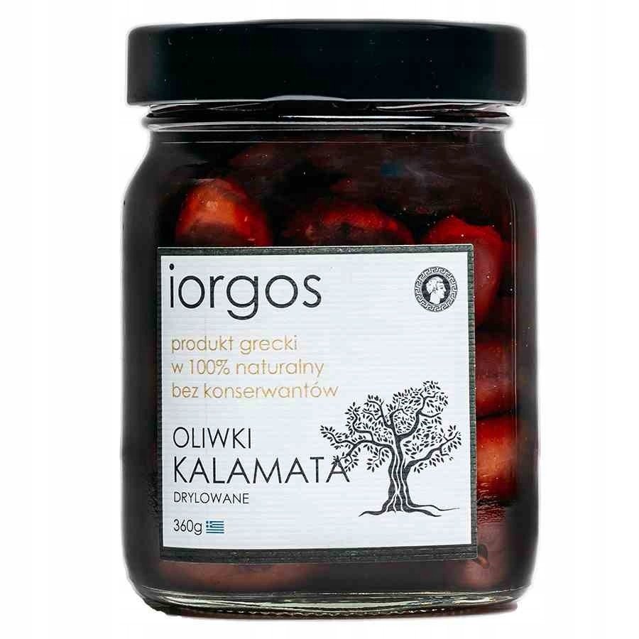 Olivy kalamata Premium drcené Iorgos, 360g