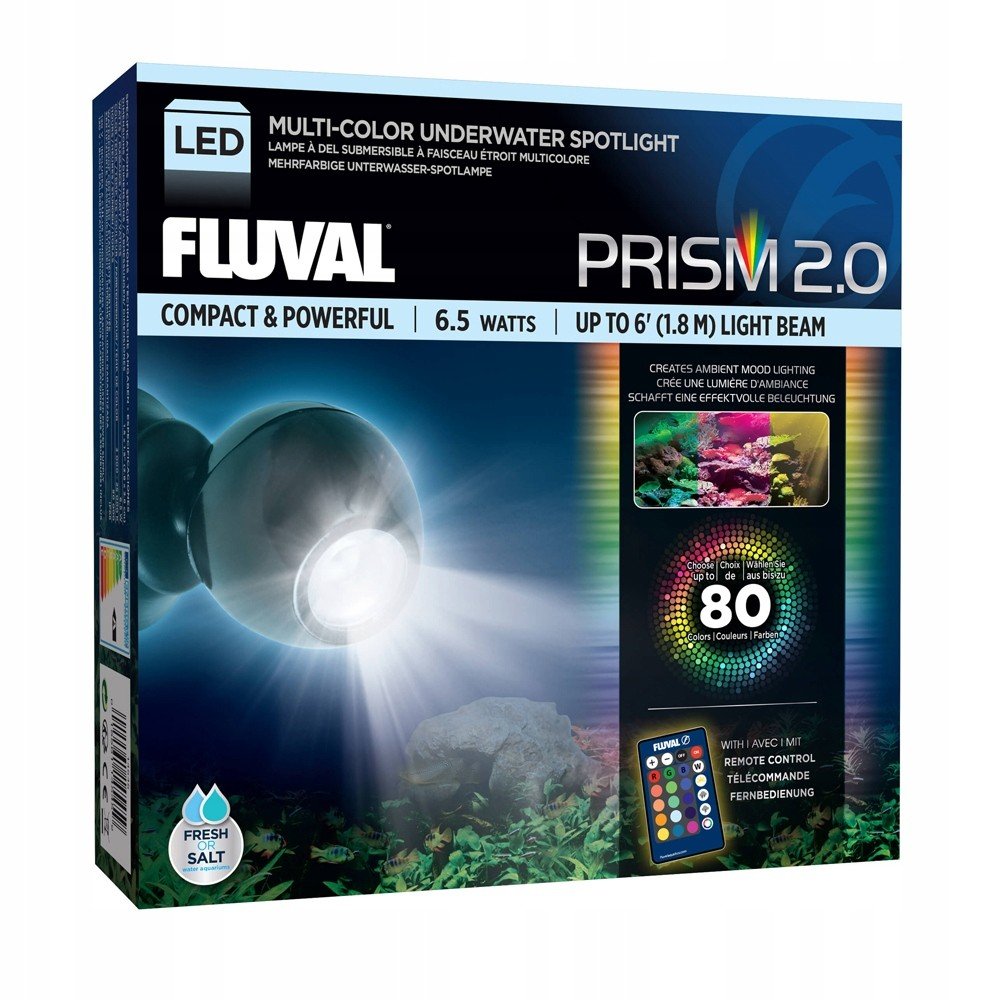 Fluval Prism 2.0 Led světlo pro akvárium 6,5W Rgb