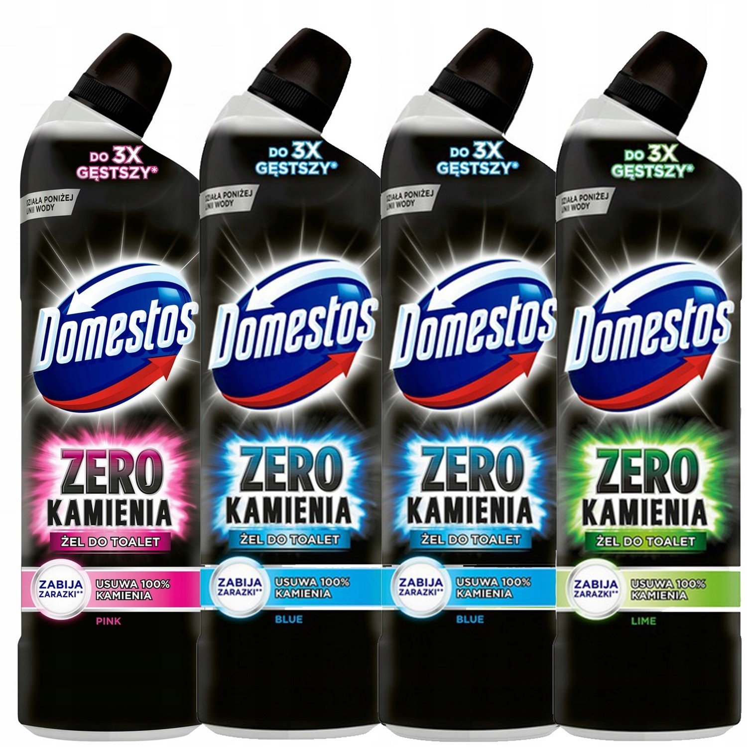 Domestos Zero Stone Wc gel MIX 4x750ml