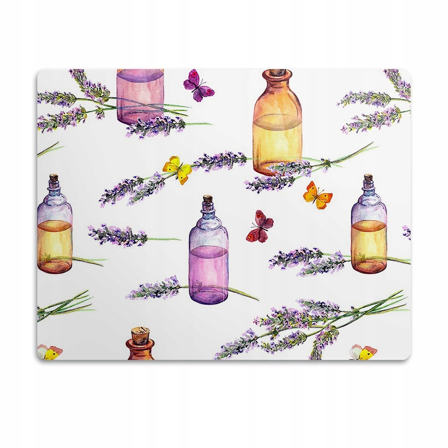 Vodotěsná podložka pod misku Levandulový olej 90x60