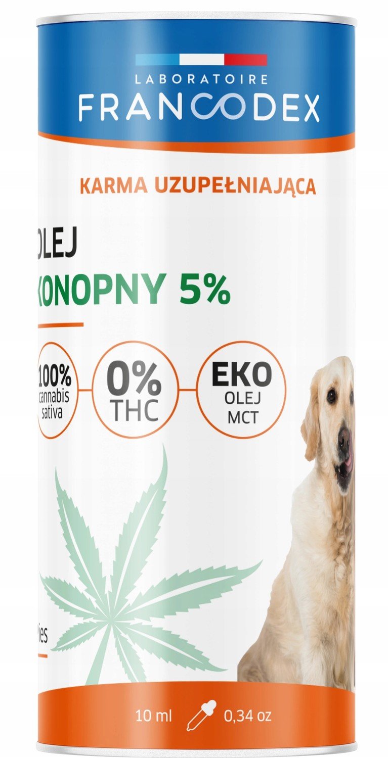 Francodex Cbd konopný olej 5% 10 ml pro psy