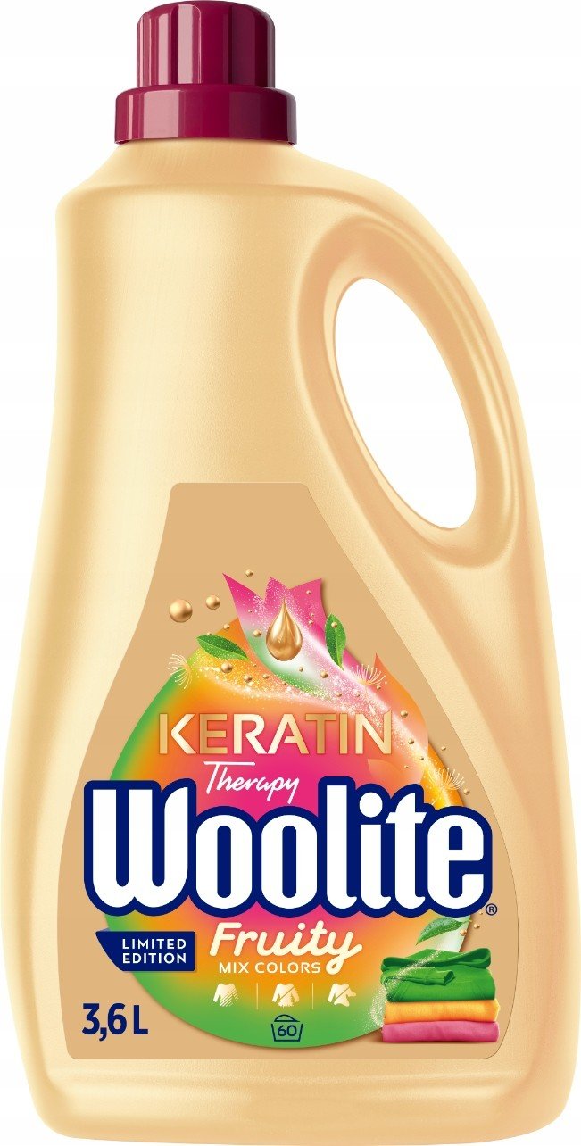 Woolite Tekutý prací prostředek na barvy Colour Fruity 3,6l