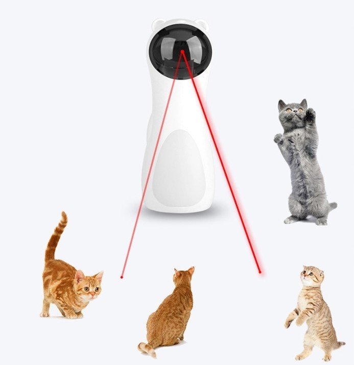 Automatická hračka pro kočky Laser Led Usb