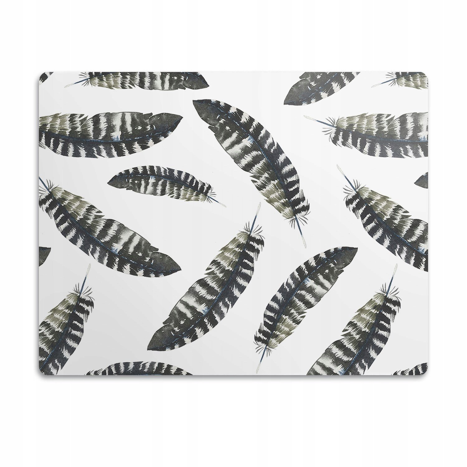 Pod misku podložka pro psa Peří v boho stylu 90x60 cm