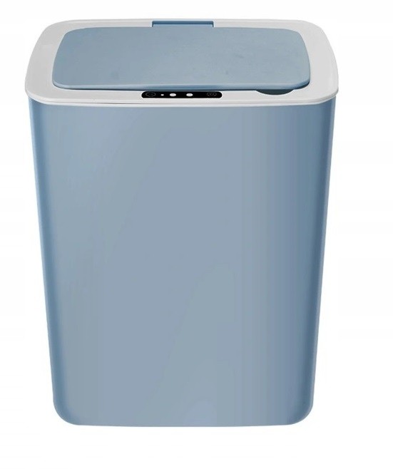 Bezdotykový odpadkový koš 14L Modrý