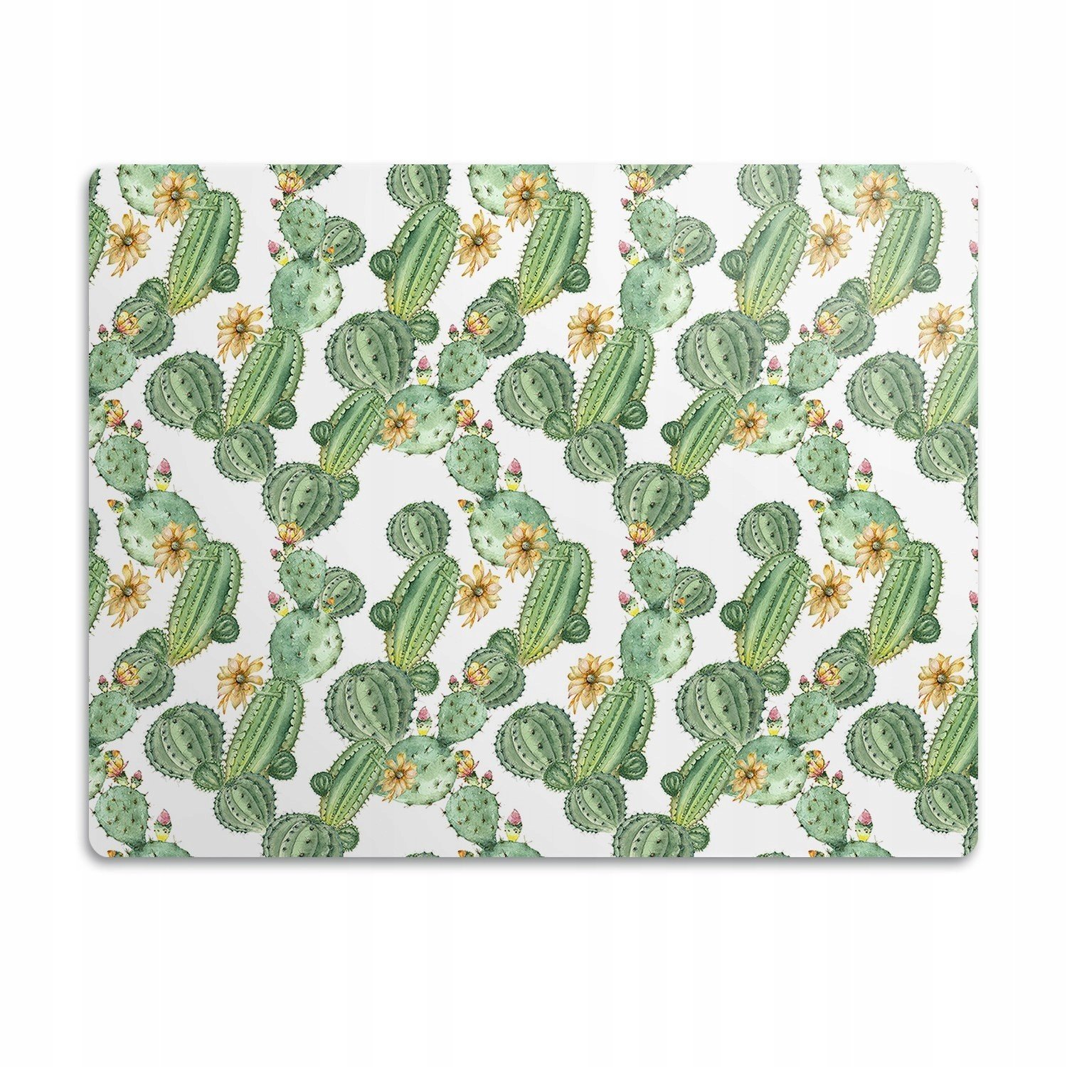 Pro psa kočky ochranná podložka Kaktusy květiny 90x60