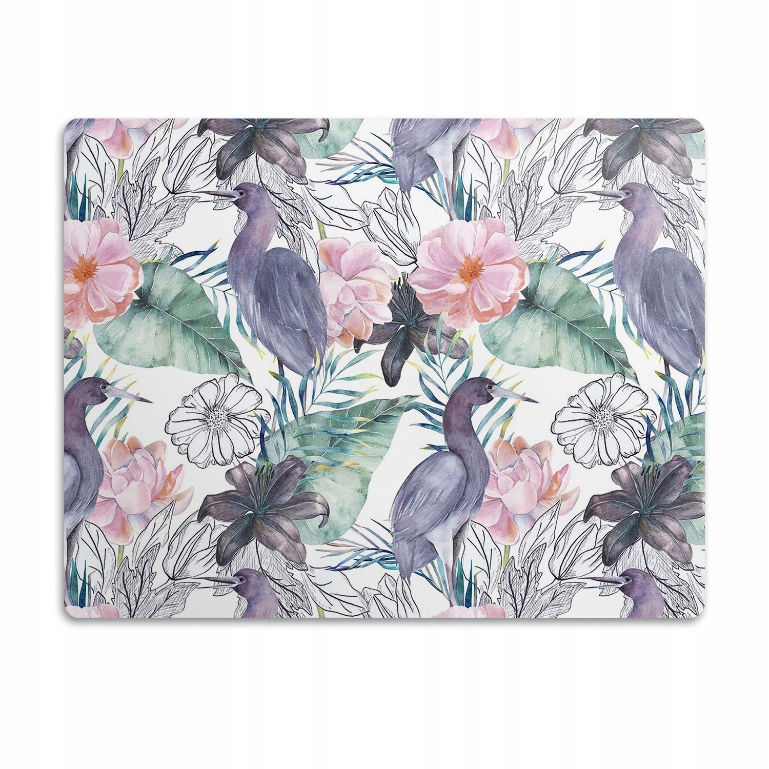 Pro psa podložka pod misku Tropické ptáci 90x60