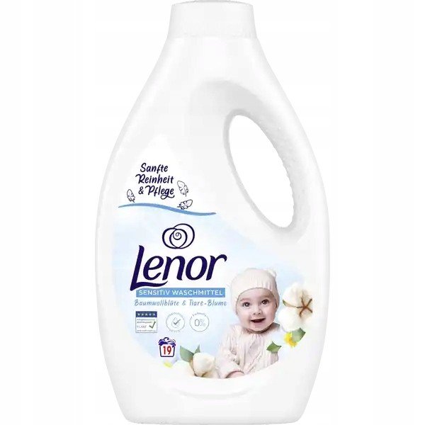 Lenor Prací gel 2v1 Sensitive z Německa