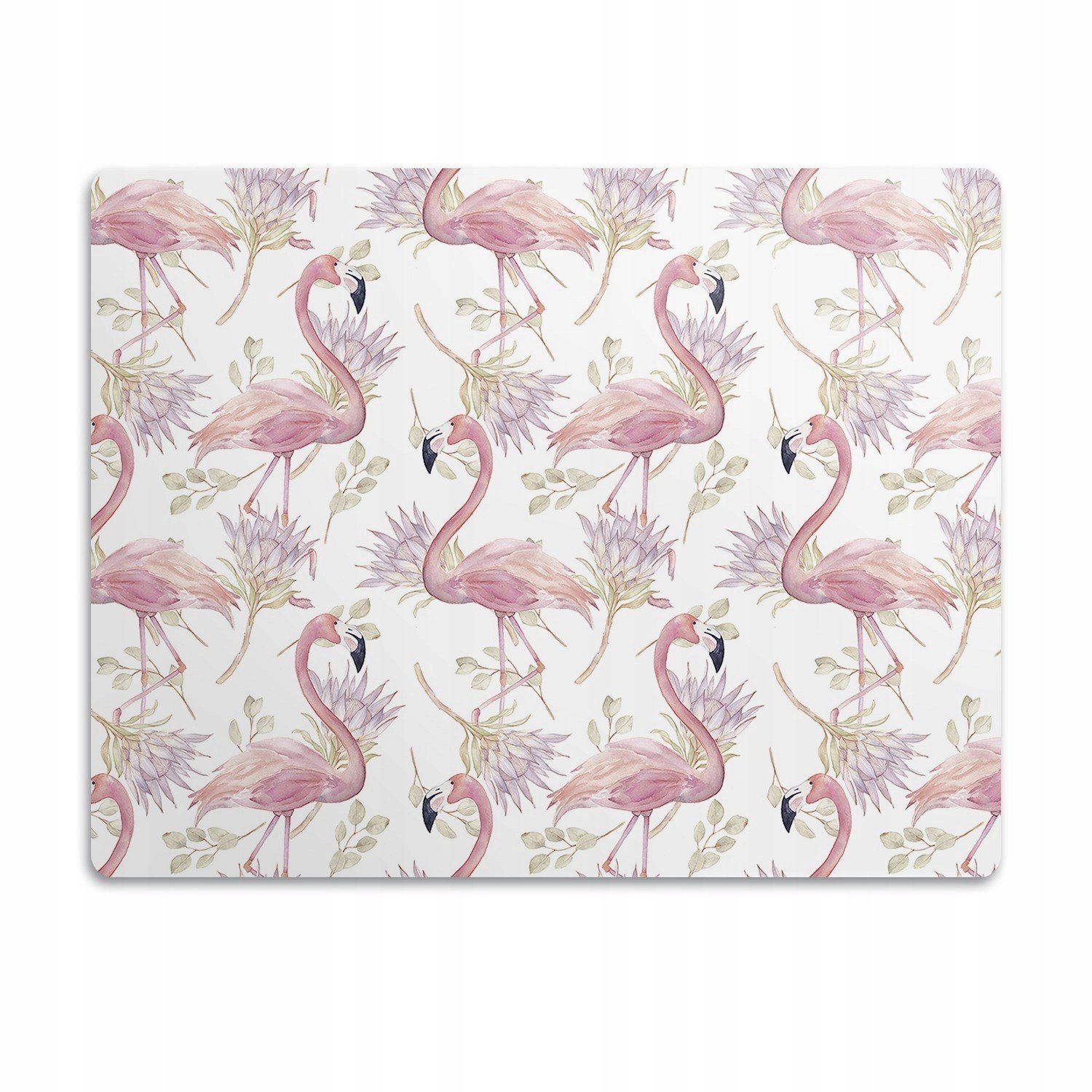 Podložka na podlahu pod misky pro psa Plameňáci 90x60cm