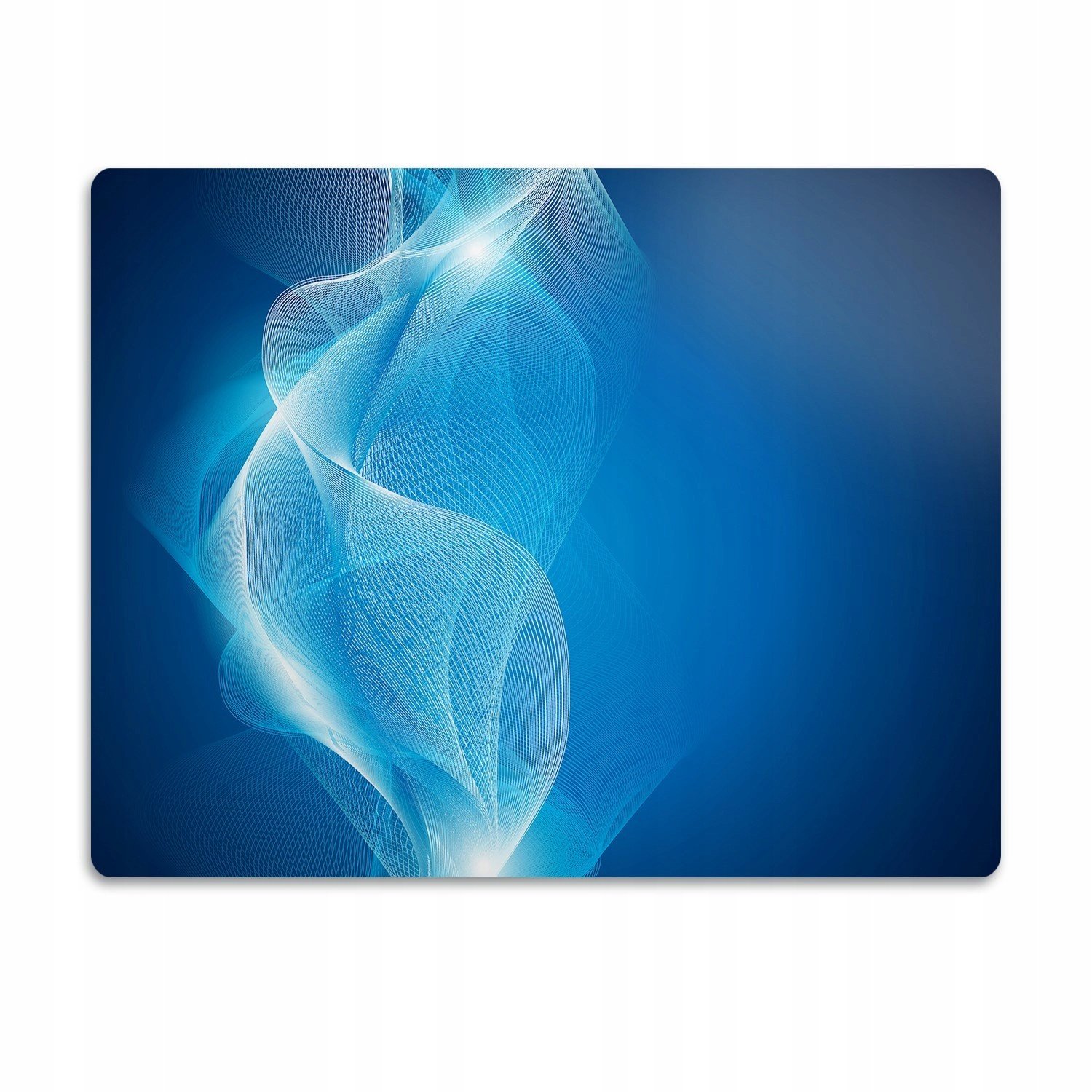 Podložka pod misku Plamen modrá 90x60 cm