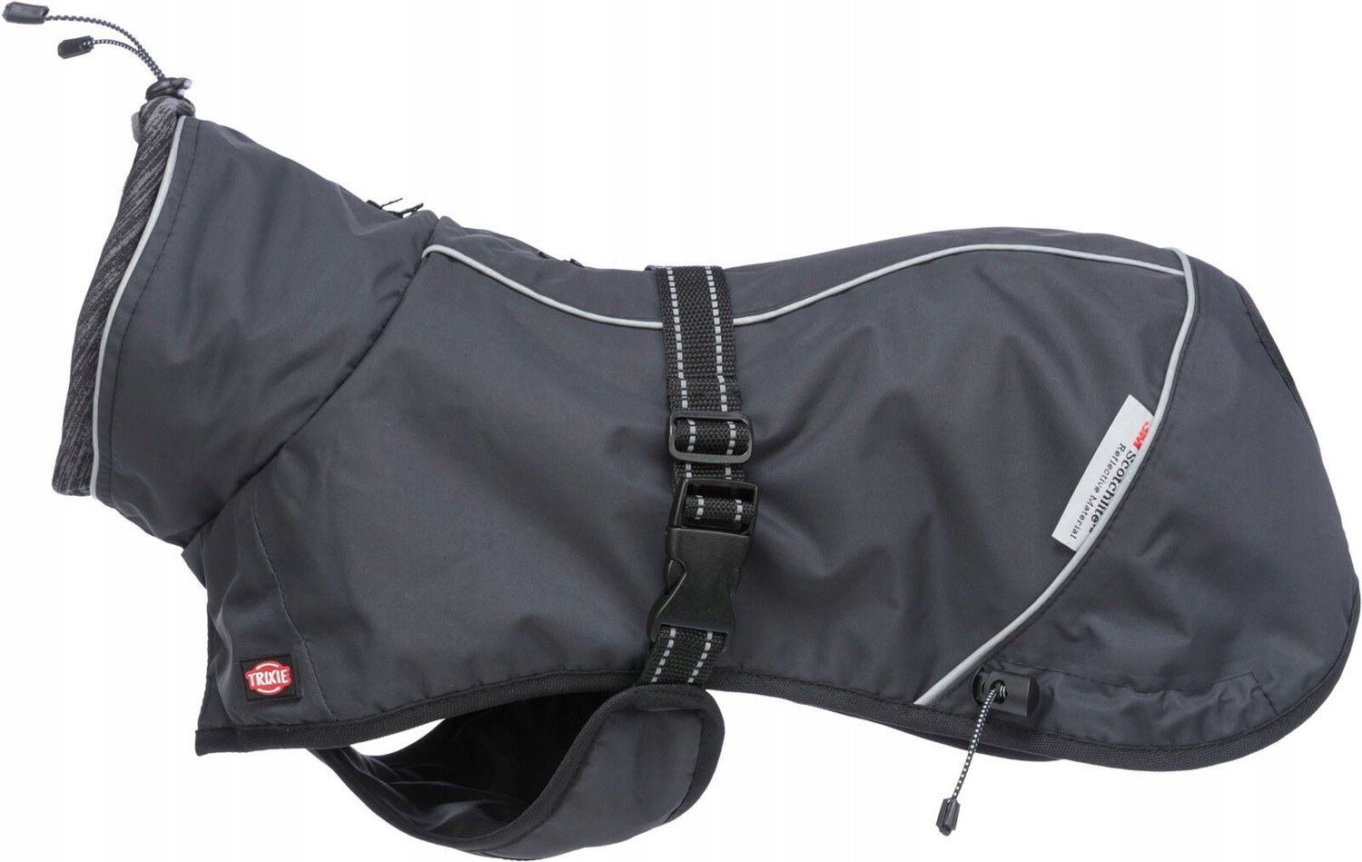 Oblečení pro velkého psa nepromokavé zateplené 55 cm
