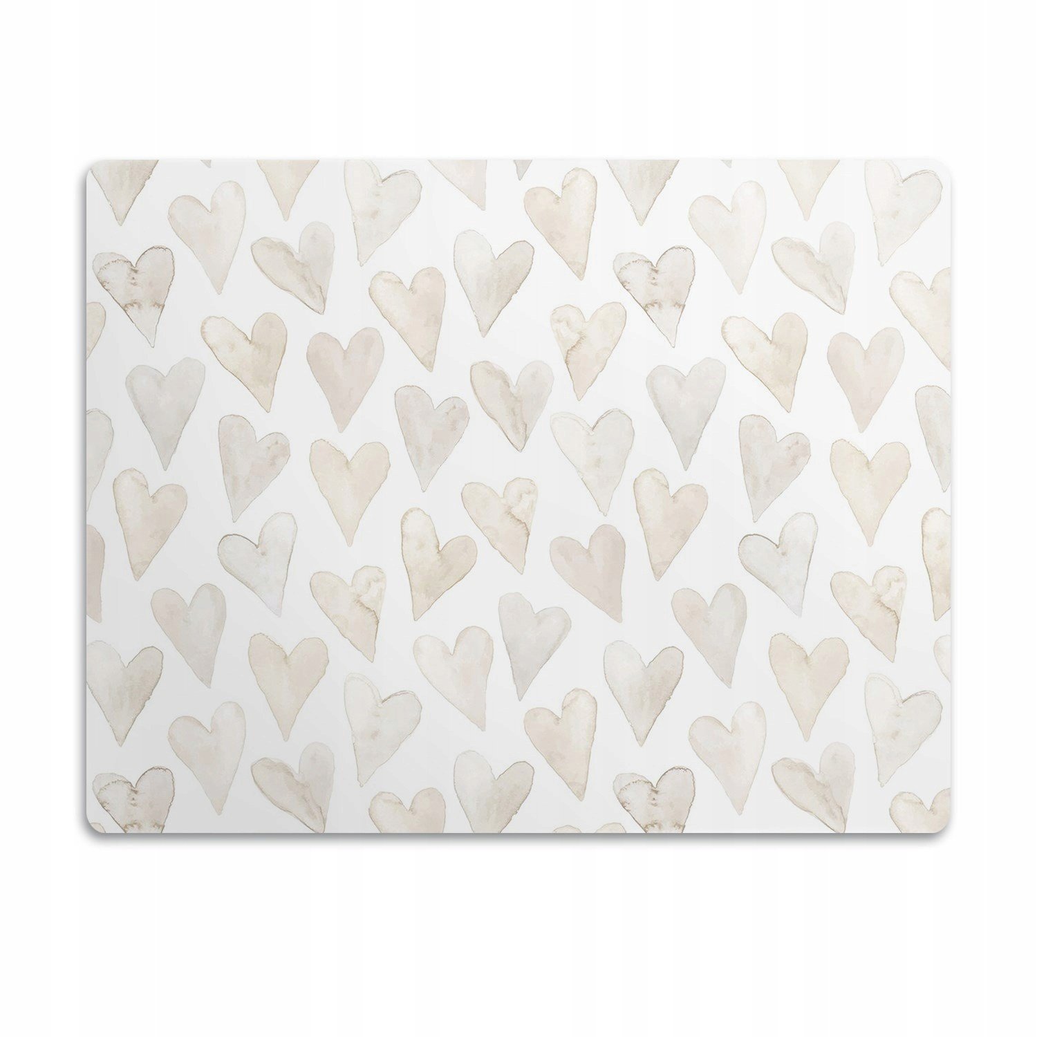 Podložka pod misky pro psa Decentní srdce 90x60cm