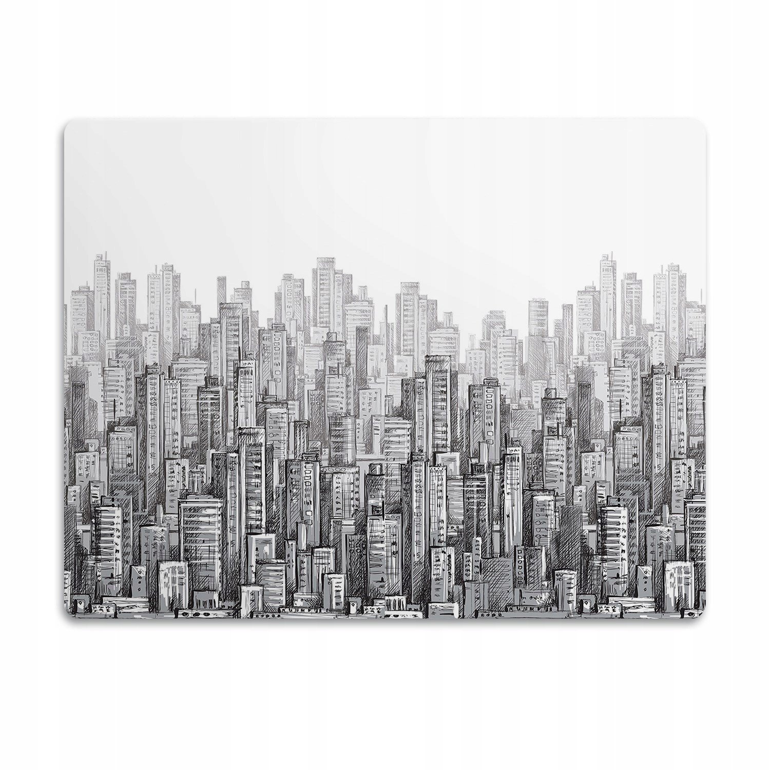 Ochranná podložka pod misku Černobílé město 90x60