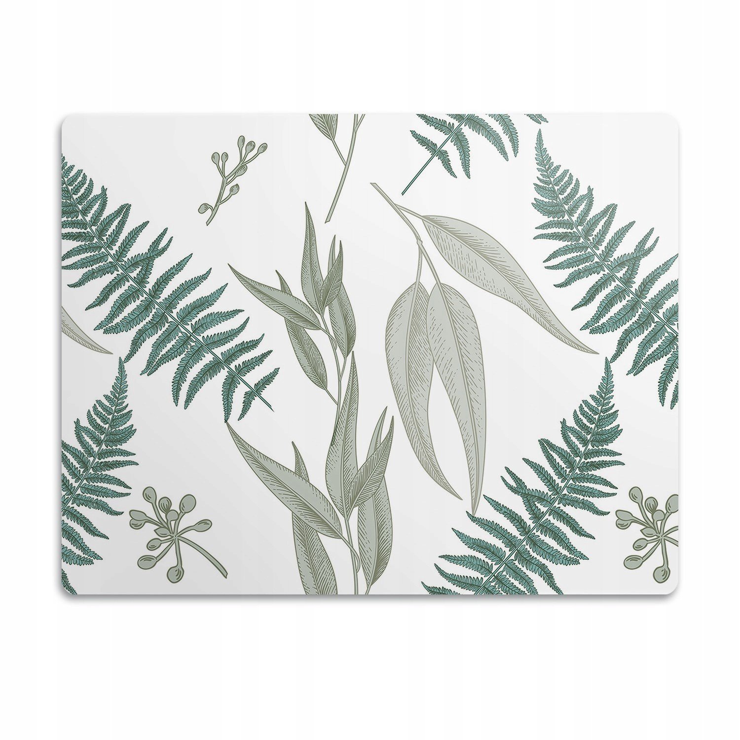 Nepromokavá podložka pro kočky psa Kapradina 90x60cm