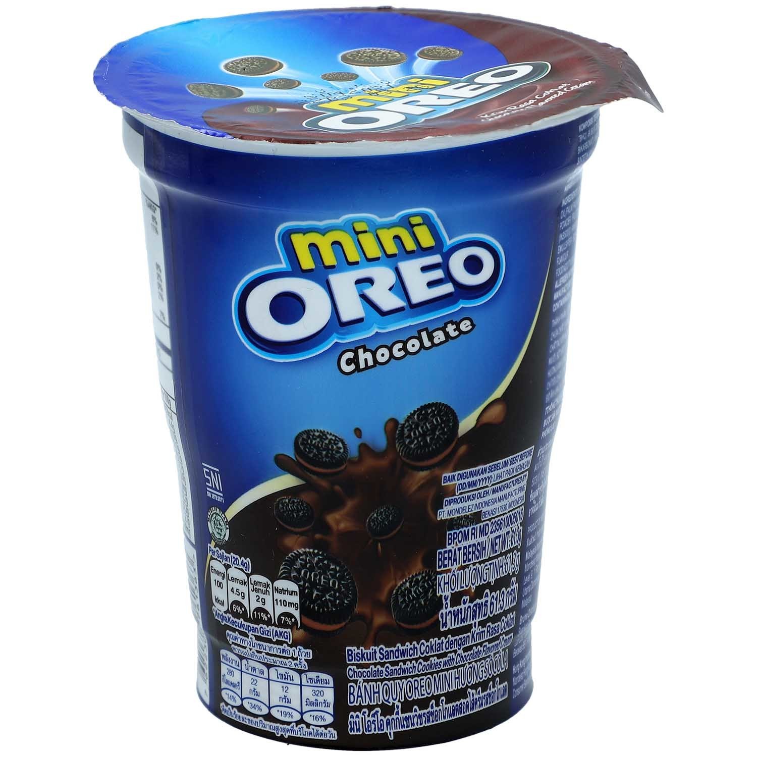 Oreo Mini sušenky v kelímku Čokoláda 61,3g