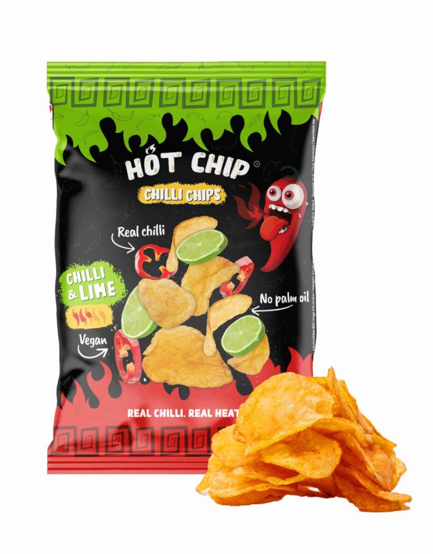 Hot Chip Chipsy Chilli And Lime 80 G