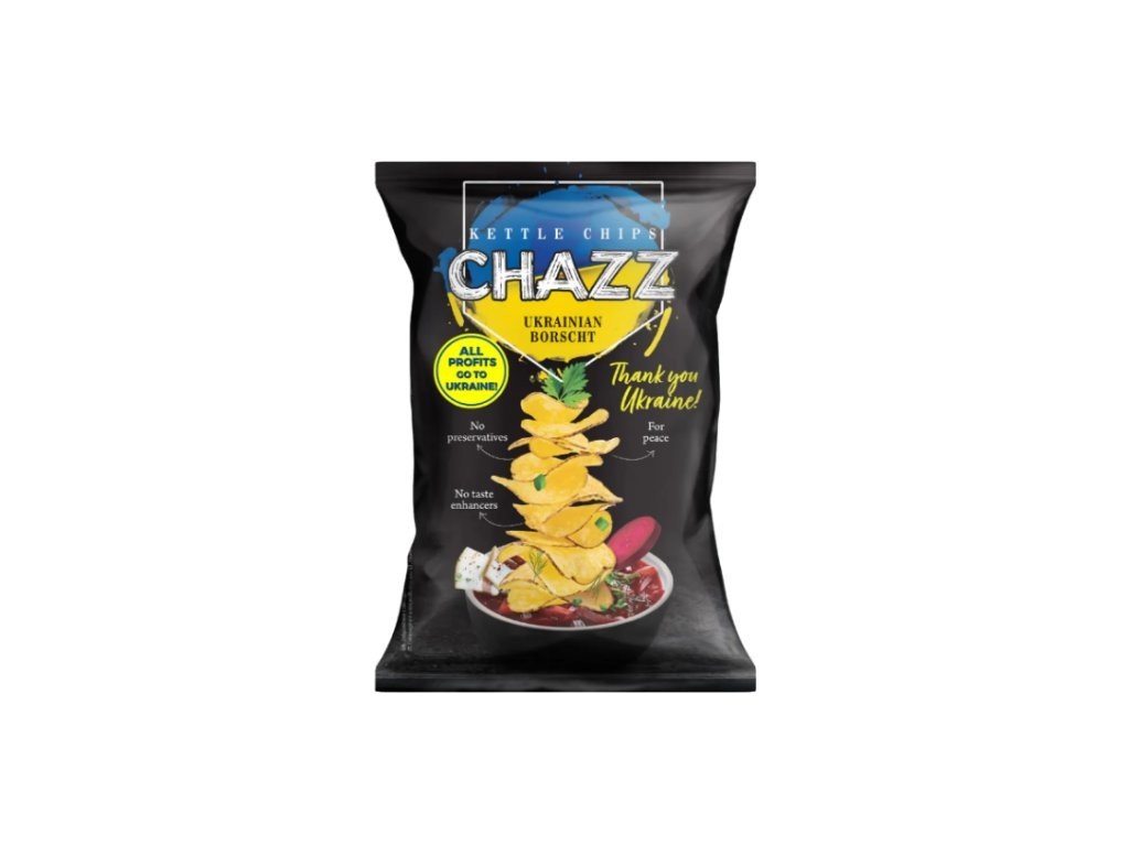 Chazz Chips s příchutí ukrajinského boršče 90 g