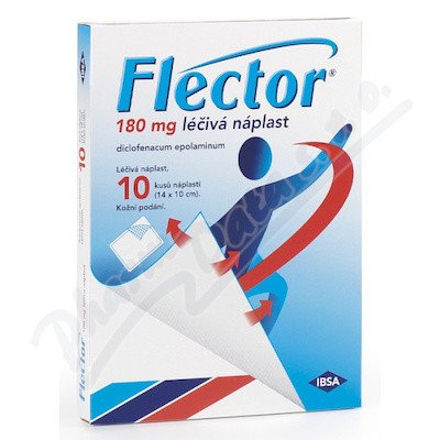 Flector 180mg 10 léčivých náplastí