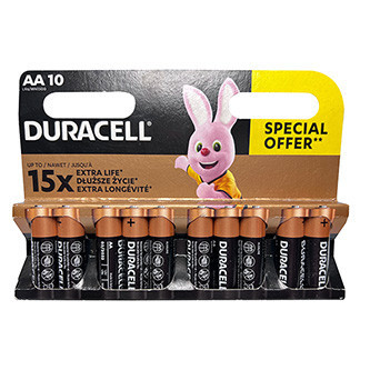 Duracell Basic alkalická baterie 10 ks (AA), 42308