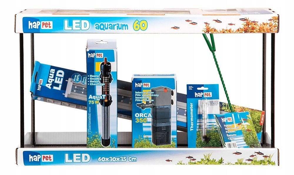 Akvarijní set Happet Led Akwarium 60