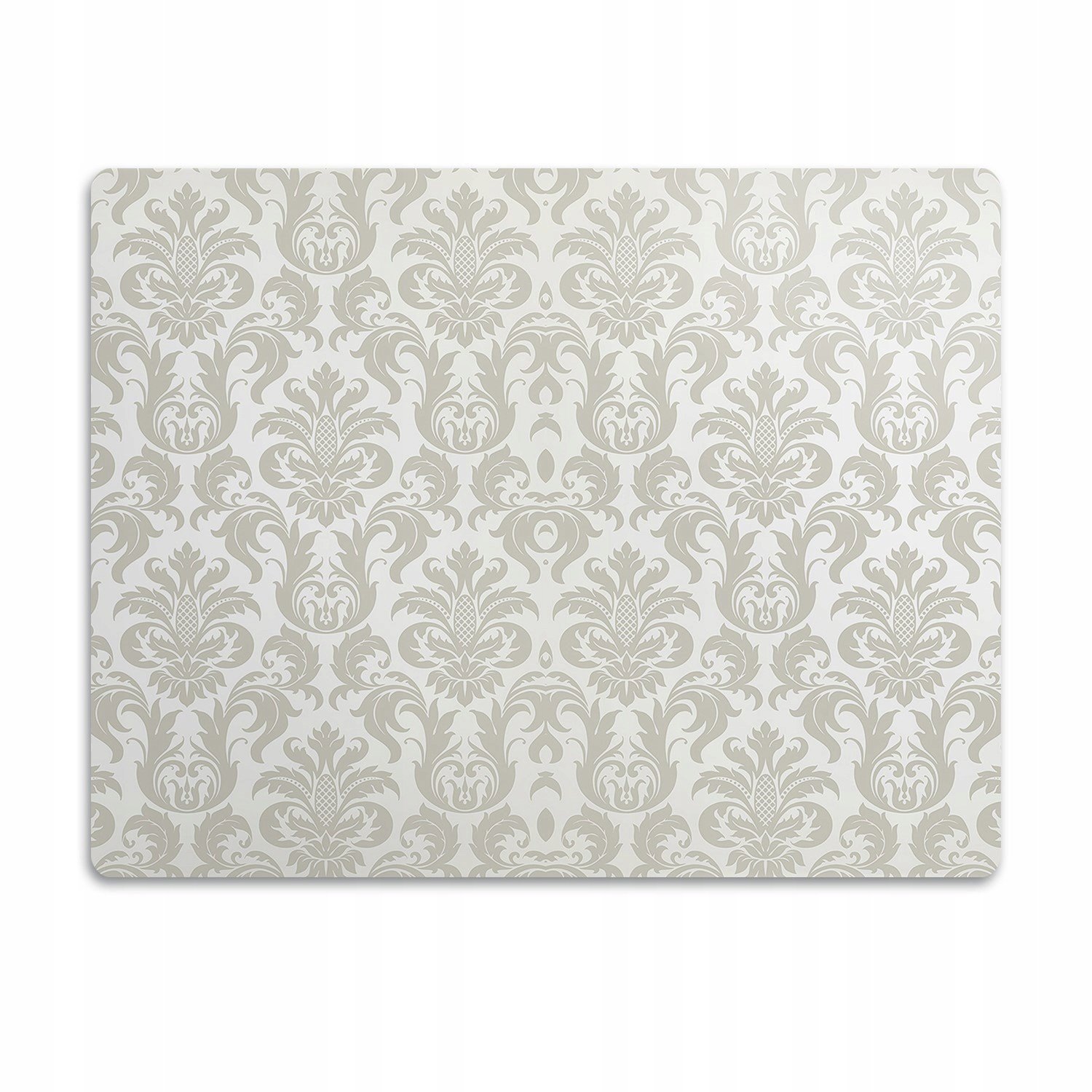 Podložka pro psa pod misku Šedá ozdoba 90x60 cm