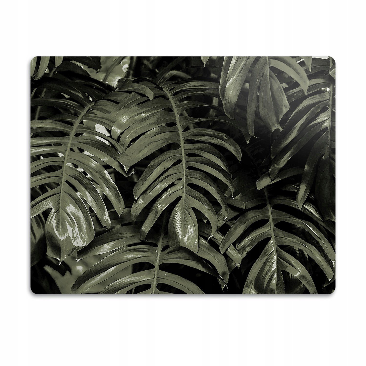 Vodotěsná podložka pod misku Listy banánovníku 90x60