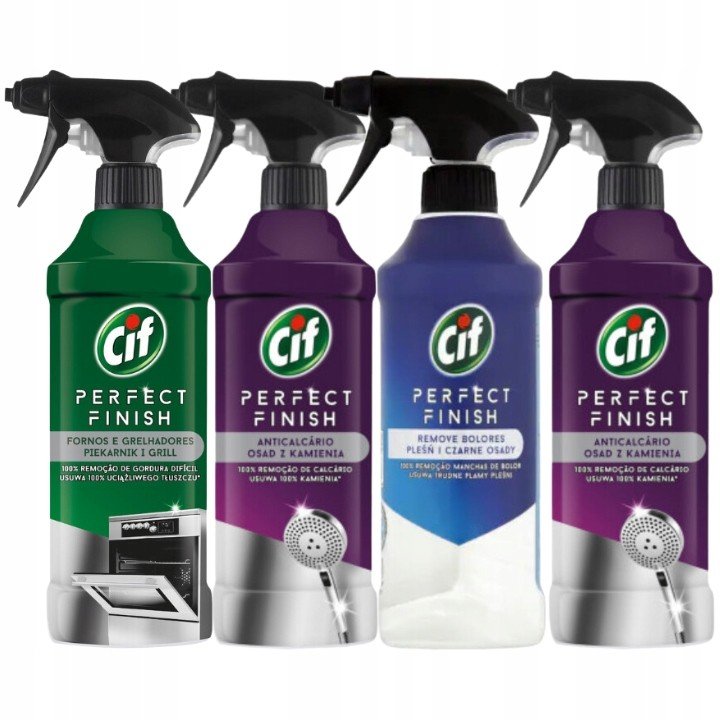 Cif Perfect Finish Set Mix Spray 4x435ml