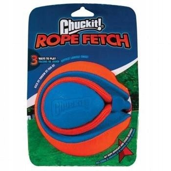 míček pro psa Rope Fetch aport Chuckit 14 cm