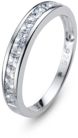 Oliver Weber Originální prsten s krystaly Foursquare 63231 S (49 - 52 mm)