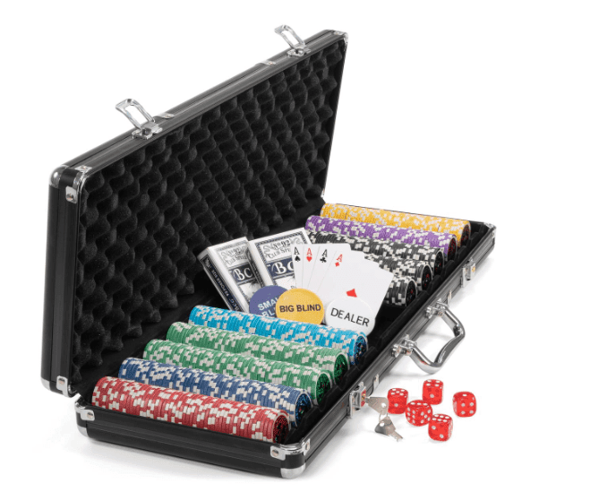 Poker set, kompletní sada, 500 ks
