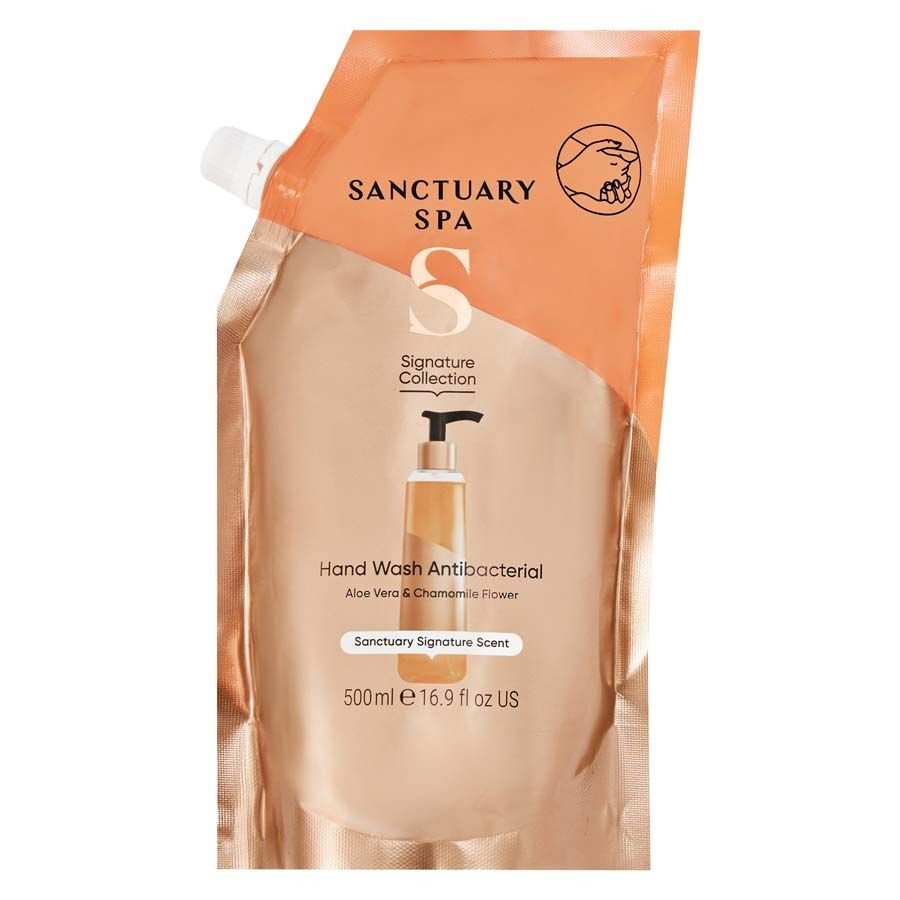 Sanctuary Spa Péče O Tělo Signature Antibacterial Liquid Hand Soap - Refill Tekuté Mýdlo 500 ml