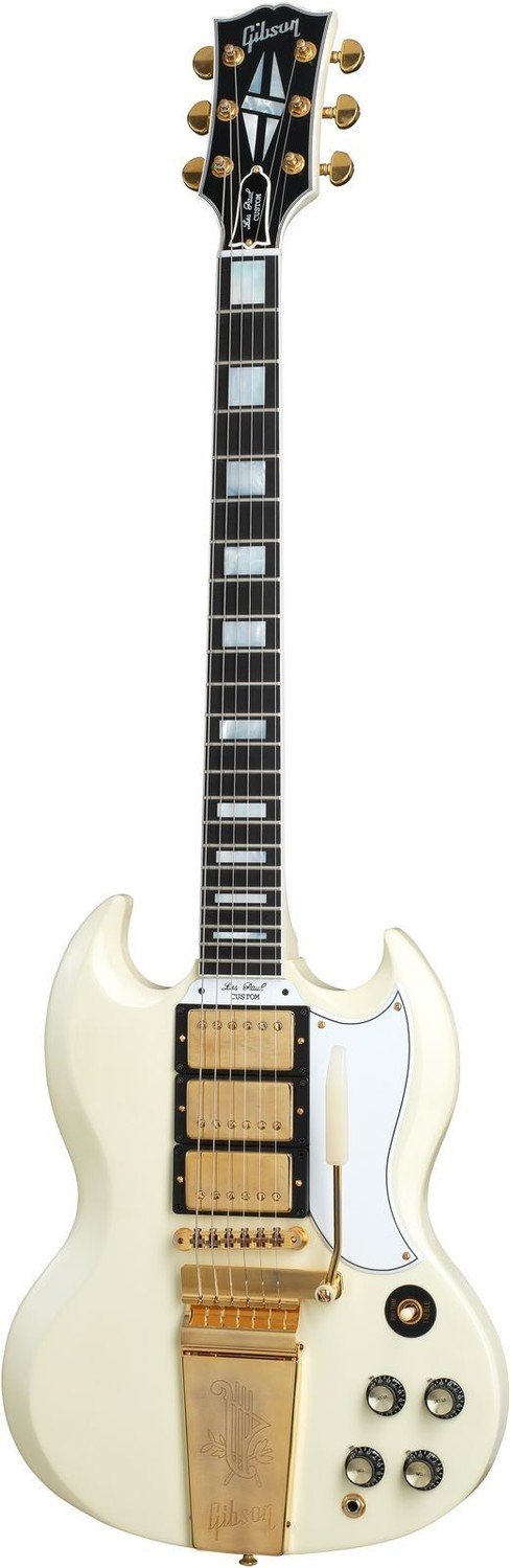 Gibson CS 1963 Les Paul SG Custom Reissue 3-Pickup w/ Maestro VOS Clas