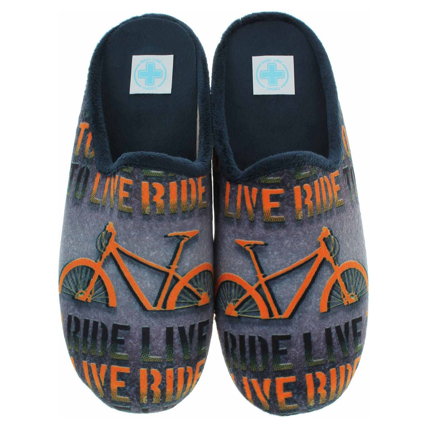 Ecco Pánské domácí pantofle Medi Line 5181-023 marino 24800385