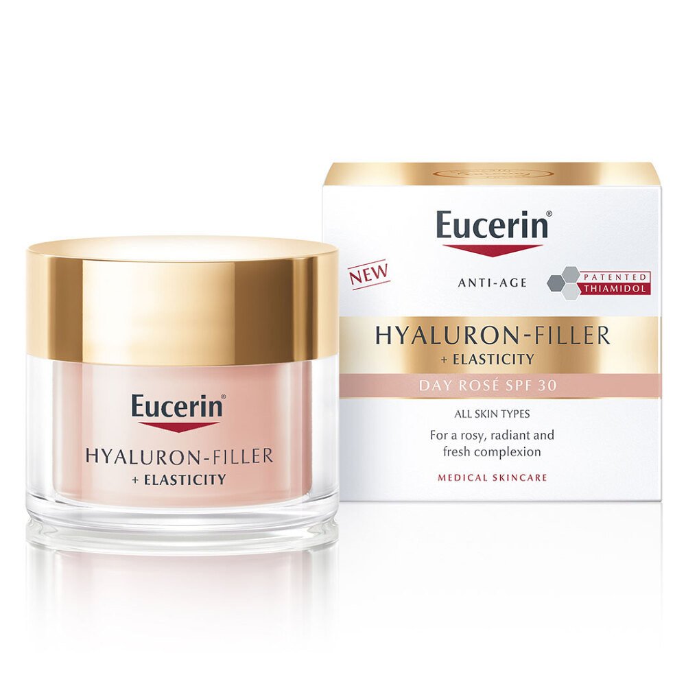 EUCERIN Hyaluron-Filler+Elasticity Denní krém Rosé SPF30 50 ml
