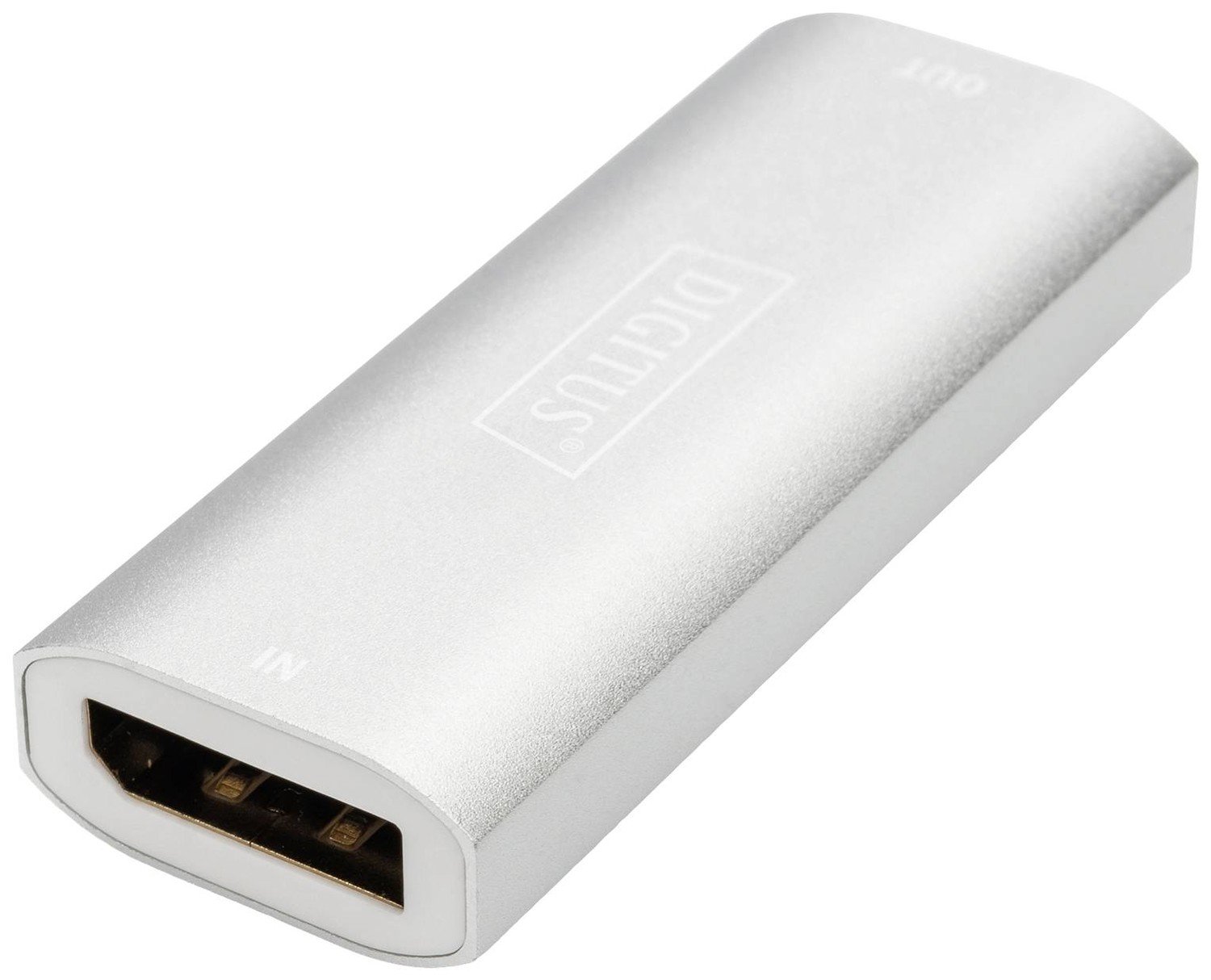 Digitus DS-55524 DisplayPort adaptér [1x zásuvka DisplayPort - 1x zásuvka DisplayPort] stříbrná podpora HDMI, High Speed HDMI, Ultra HD (4K) HDMI