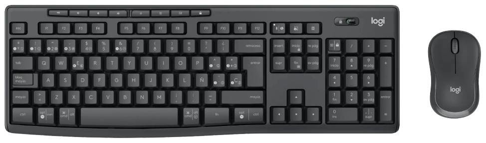 Logitech MK370 Combo for Business Bluetooth® sada klávesnice a myše odolné proti stříkající vodě, Tiché klávesy německá, QWERTZ černá