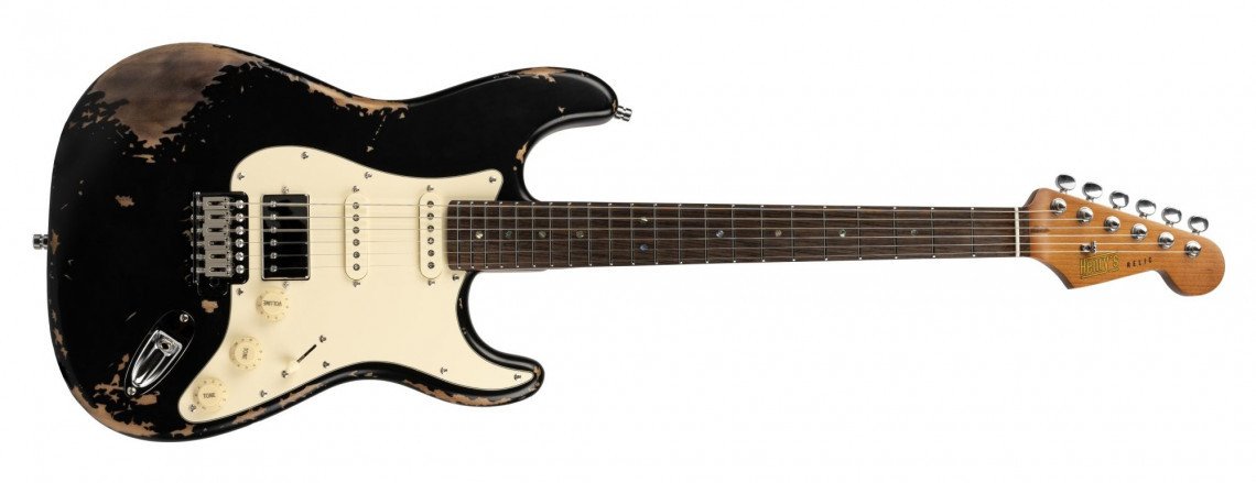 Henry`s Instruments Stratocaster ST-1 ”Mamba” - Black Relic