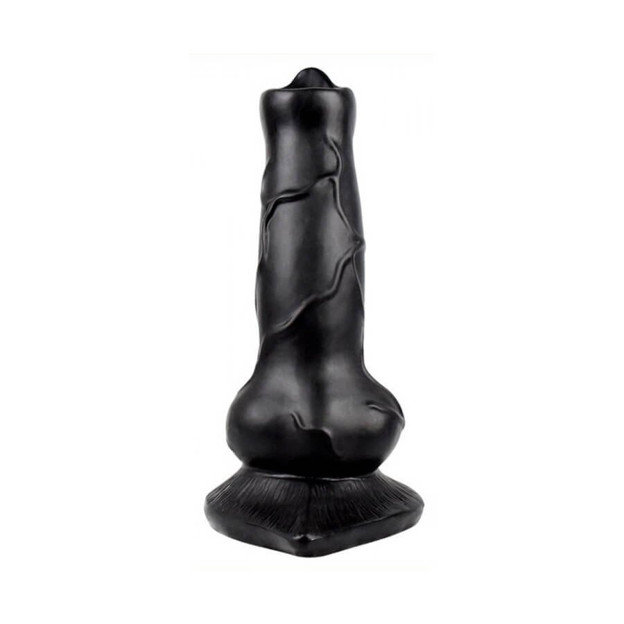 Animalorny - Dog Penis Dildo - 12cm (Black)