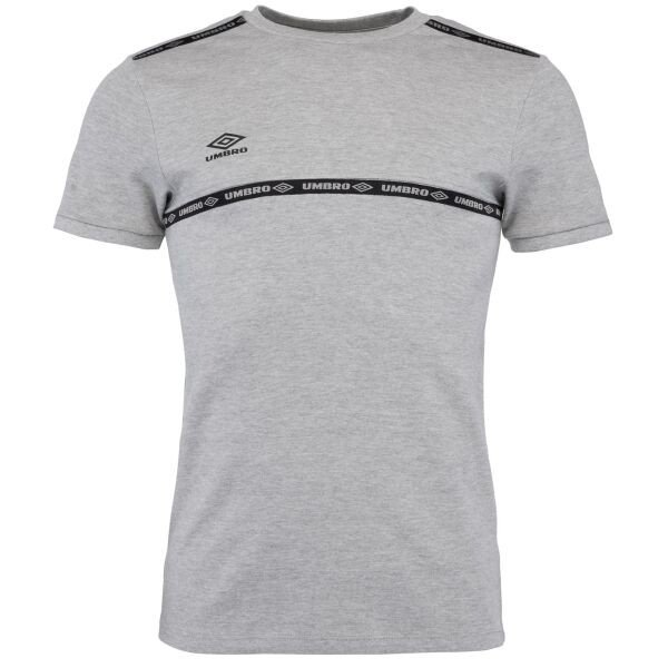 Umbro TAPED TECH TEE Pánské triko, šedá, velikost XXL