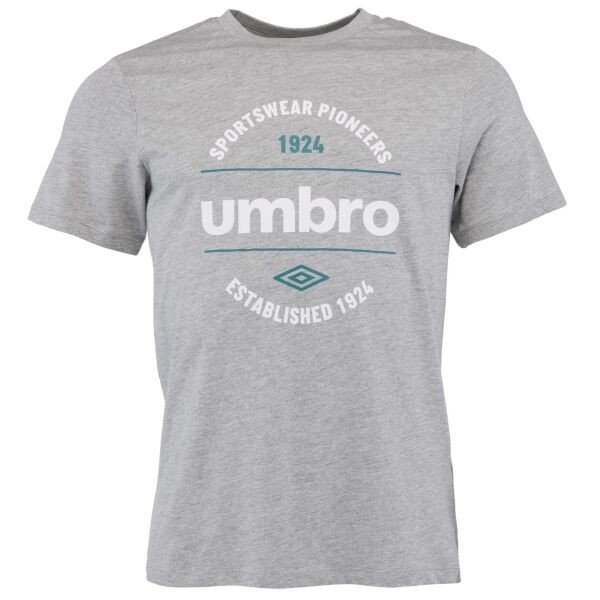 Umbro CIRCULAR GRAPHIC TEE Pánské triko, šedá, velikost XL