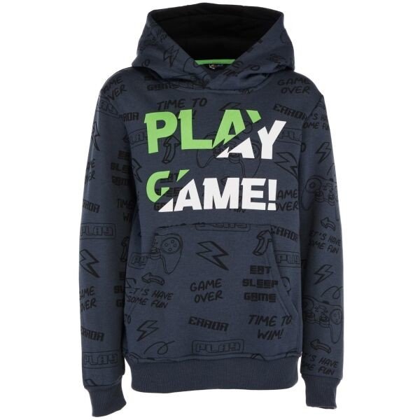 Lewro ZAREL Chlapecká mikina přes hlavu, tmavě modrá, velikost 140-146