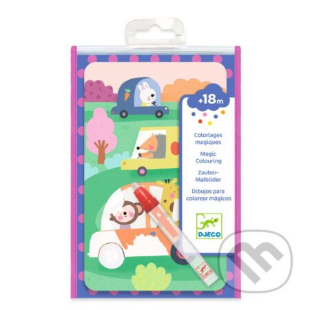 Na cestách: magické vyfarbovanie vodou - Djeco