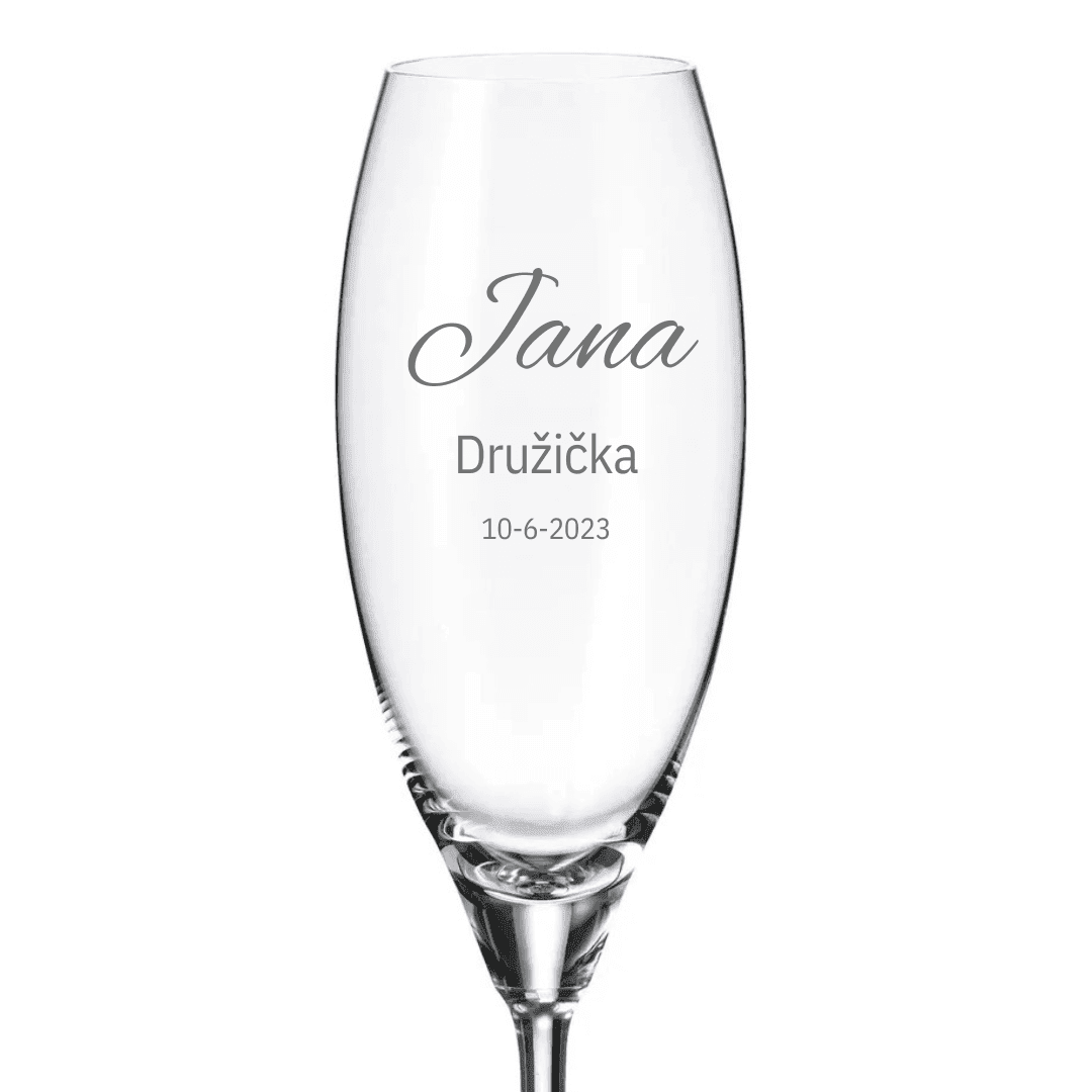 Crystalite Bohemia Sklenička pro družičku DRUŽIČKA 1 290 ml 1KS
