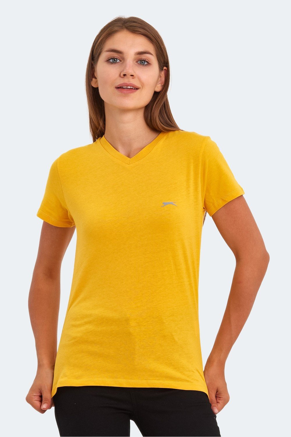 Slazenger T-Shirt - Yellow - V Neck