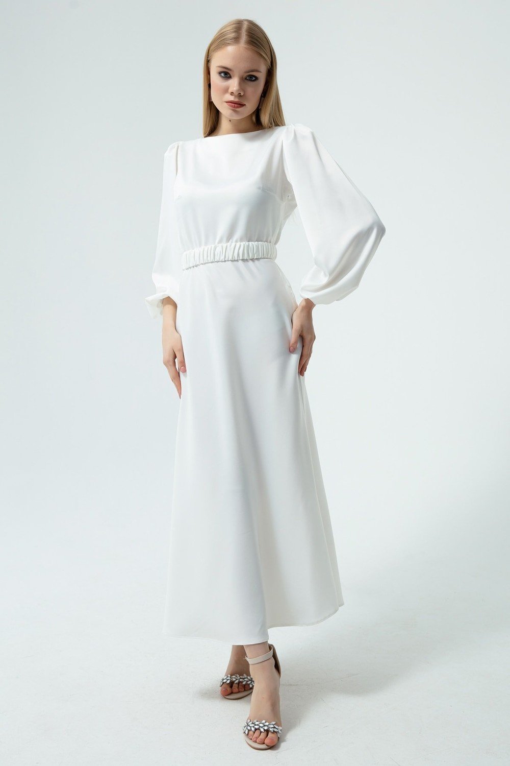 Lafaba Evening & Prom Dress - White - Basic