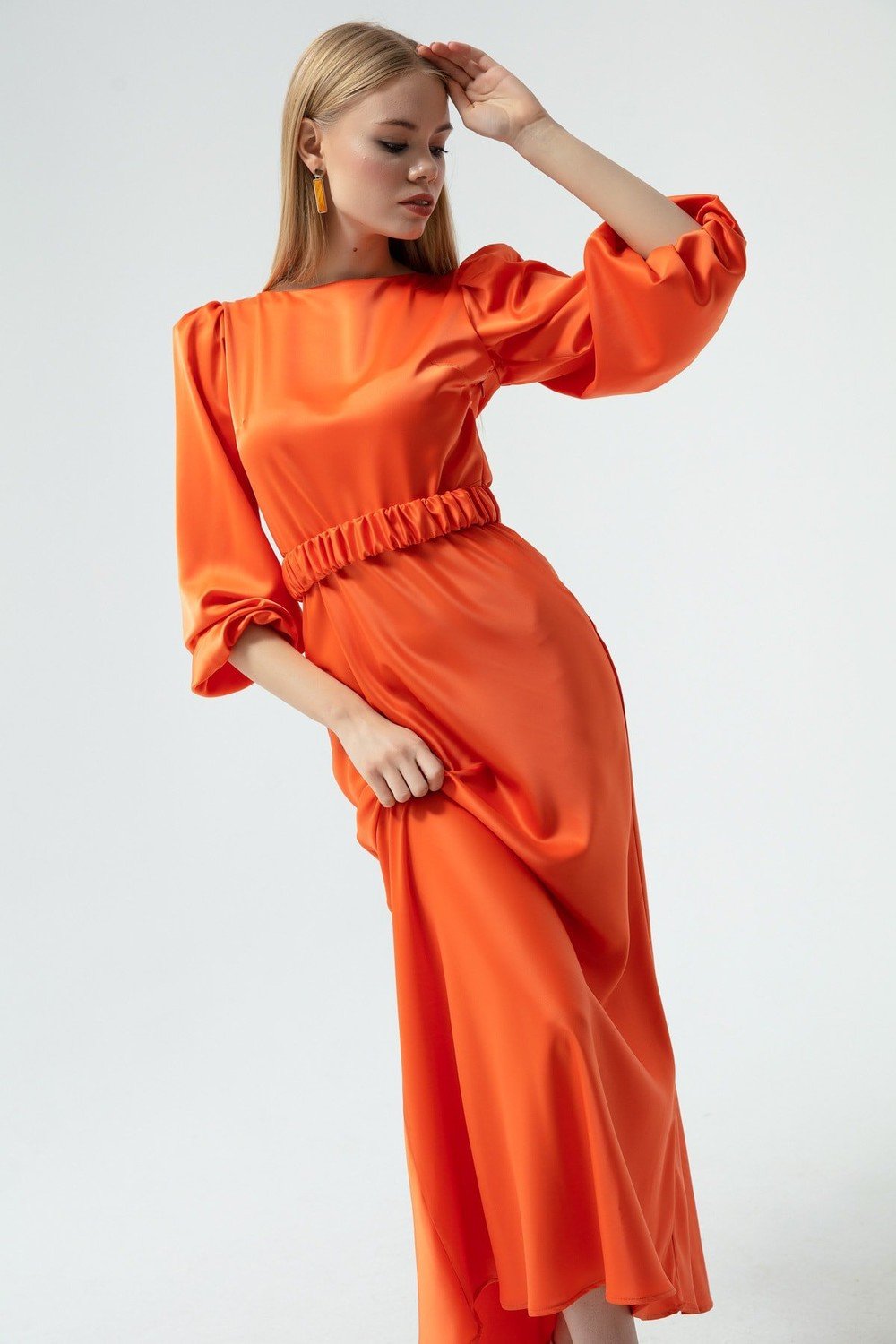 Lafaba Evening & Prom Dress - Orange - Basic