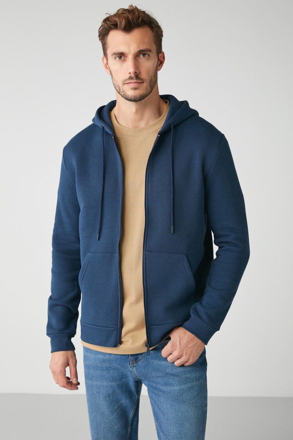 GRIMELANGE Sweatshirt - Dark blue - Fitted